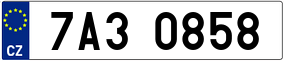 Truck License Plate